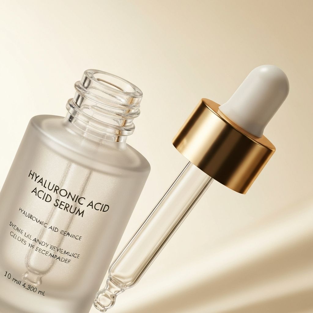 Sérum facial con ácido hialurónico